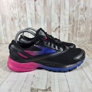 Brooks Launch 4 Womens Running Shoes Black Pink Purple 1202341B066 Size 8 B